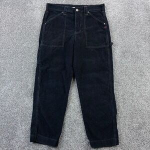 Corduroy Carpenter Pants Mens 34 Black Utility Workwear BDG Urban Outfitters